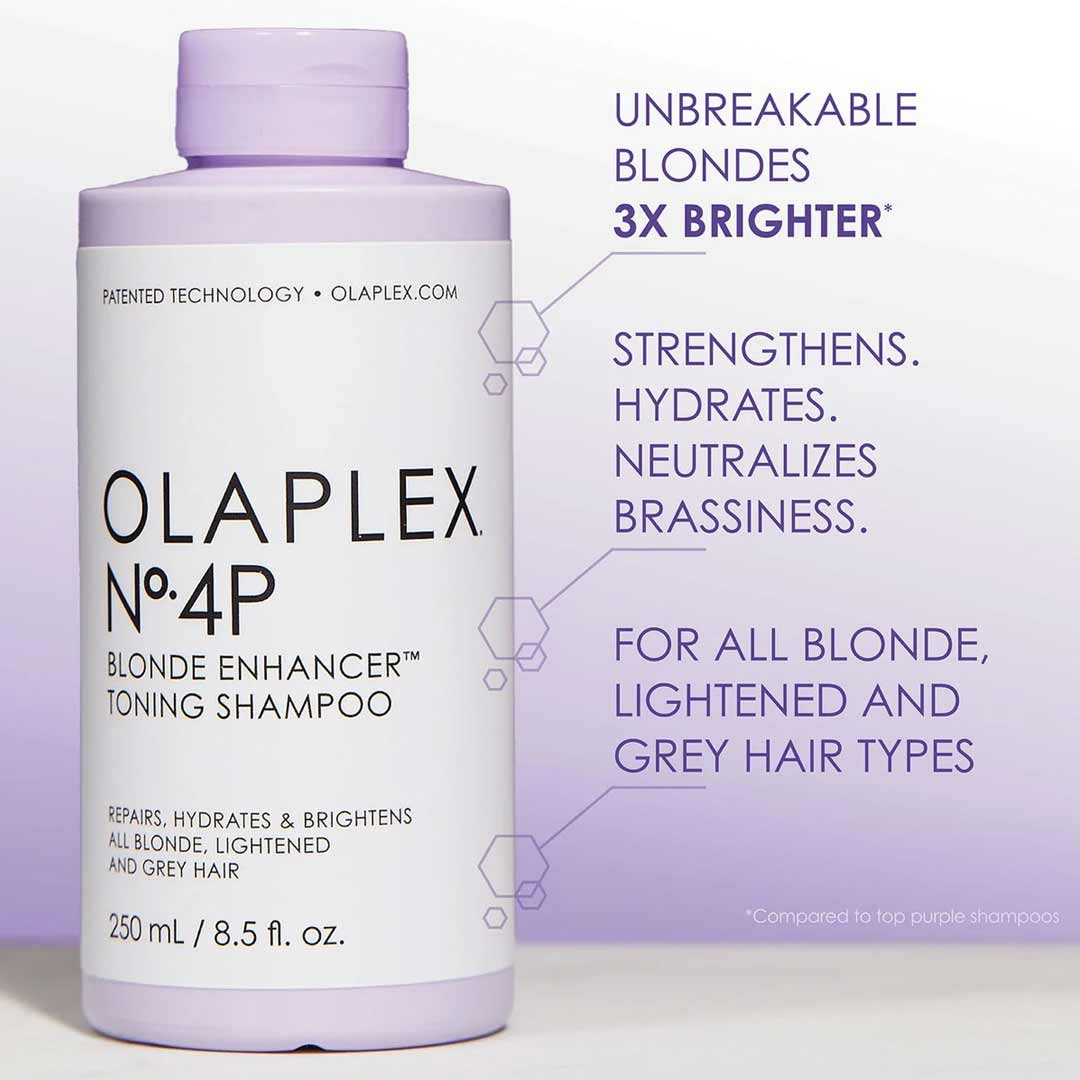 Olaplex No. 4P Blonde Enhancer Toning Shampoo - 250 ml